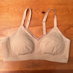 Honeylove Crossover Bra in Sand Nude, Size 1X